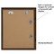 Americanflat 10x12.5 Kids Art Frame - Set of 2 - 8.5x11 with Mat or 10x12.5 without Mat - Kids Artwork Frame - Magnetic Frame Closure - Shatter Resistant Glass - Hanging Hardware